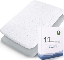 Pack and Play Sheets Fitted- Fit for Pamo Babe, Baby Trend, Graco, ADOVEL, Dream