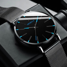 Waterproof Men's Watch Stainless Steel Quartz Luminous Classic Business Watch