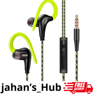 kabelgebundene in-ear-sport-hifi-kopfhörer-ohrhörer-ohrbügel 3.5 mm mit mic