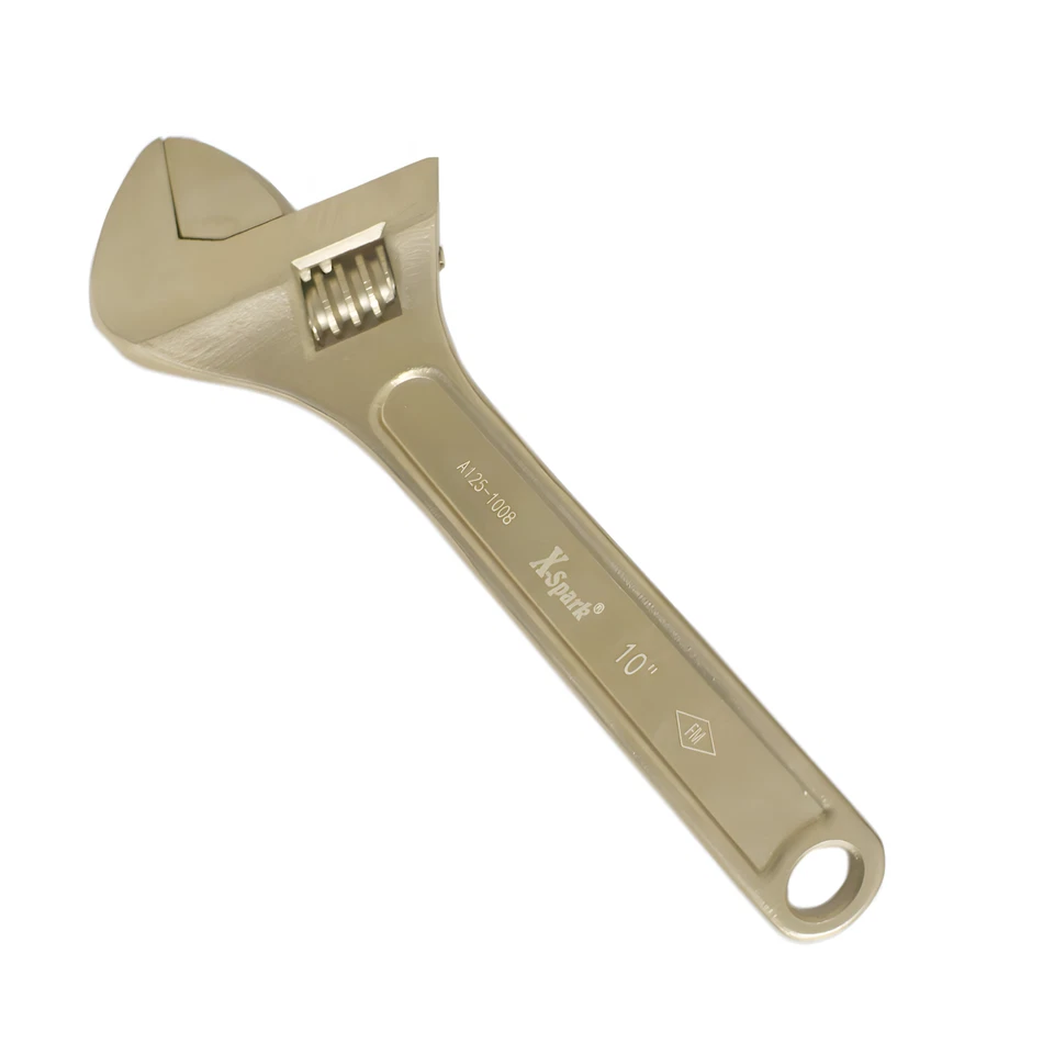 X-SPARK Non-Sparking Adjustable Wrench, FM, Drop Forged Aluminum Bronze or BeCu - Image 4 of 4