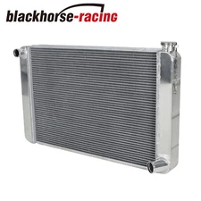 For Chevy GM SBC Heavy Duty Universal 31" x 19" 3 Row Aluminum Cooling Radiator