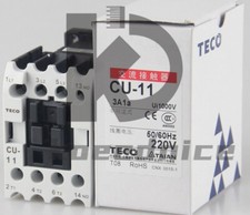 CU-11 CU 11 3A1a 220VAC New TECO AC Contactor New In Box free shipping