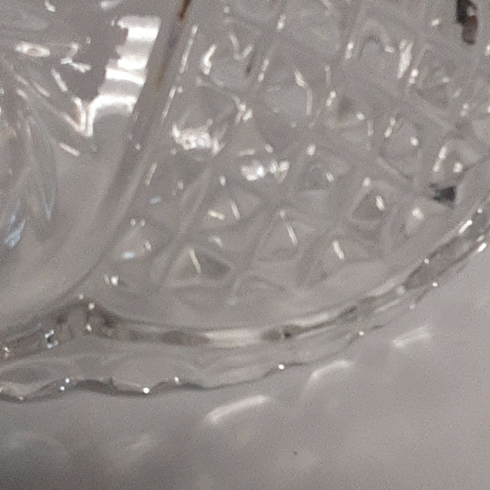 Vintage Crystal Glass Ashtray Dish Compote by Kristal Zajecar Yugoslavia