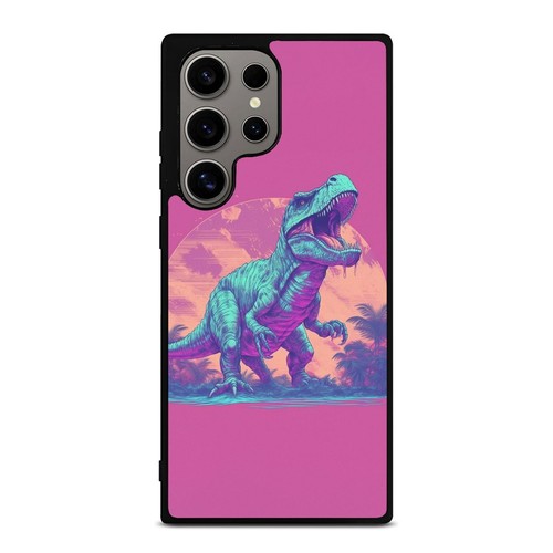For iPhone SE4 16E 12 13 14 15 16 Pro Max dinosaur vaporwave Nachosaurus Covers - Picture 11 of 25