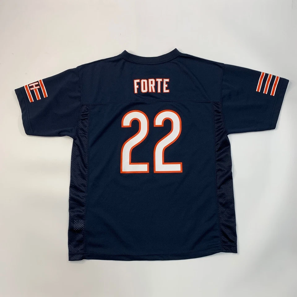 Camiseta de los Chicago Bears para niños jóvenes XL azul ropa del equipo de la NFL #22 Matt Forte RB Foto 3 de 4