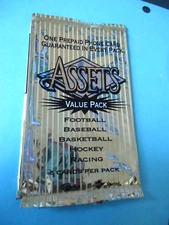 1996 Assets Sports card wrapper - Value Pack - Classic - Phone card