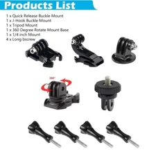 Accessories Kit for Action Camera Gopro Hero 12 11 10 9 8 Insta360 DJI osmo UK