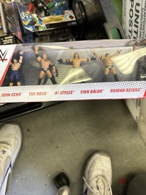 WWE Mattel Mini Figures Collector 5-pack Cena, Rock, Styles, Balor, Reigns 2.5''