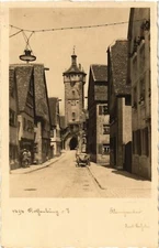 Old postcard postcard Rothenburg-Klingenstrasse GERMANY (940965)