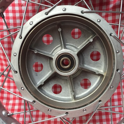 Honda CB 72 77 Vorder Rad Felge Trommelbremse 200mm Akront drum brake 3.00x17" - Bild 6 von 7