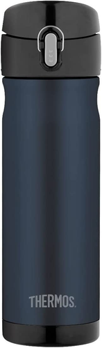 Thermos Stainless Steel Vacuum Insulated Commuter Bottle, 470Ml, Midnight Blue, - Picture 5 of 12