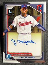 2024 Bowman Chrome 1st PROSPECT ROOKIE AUTO Yaikel Mijares Item 19