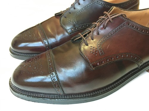Horween Shell Cordovan Cap Toe Brogue 