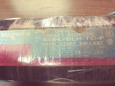 MAGNETEK 458-L-SLH-TC-P UNIVERSAL FLUORESCENT BALLAST 277 VOLT 1 LAMP TAKE OUT