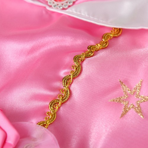 Girls Kids Sleeping Beauty Aurora Fancy Dress Princess Party Costume Outfit Prom - Picture 8 of 12