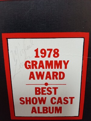 Annie Musical Tour Window Card Poster With Original Autographs  display picture 1