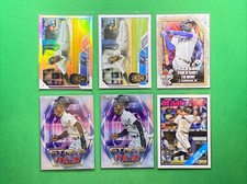2023 Topps Jazz Chisholm Jr. #172 Rainbow Foil Lot(6) Miami Marlins Base/Inserts