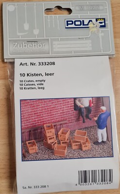 Pola 333208G -Zubehör 10 Kisten, leer/ NEU & OVP  / Sammlungsauflösung