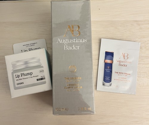Augustinus Bader The Exfoliating Toner, COSRX Lip Balm And AB Sample
