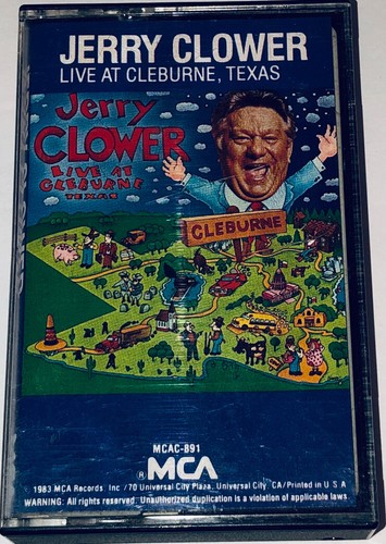 Jerry Clower Live At Cleburne Texas Comedy Cassette 1C21