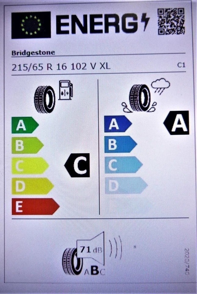 Ganzjahresreifen 215/65 R16 102V / Satz (4 Stk.) Bridgestone - Bild 2 von 4