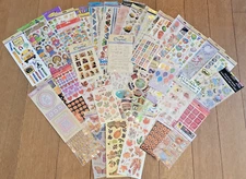 1 LB Stickers School Birthday Sports Child Holiday Hearts Wedding Flowers LOT E