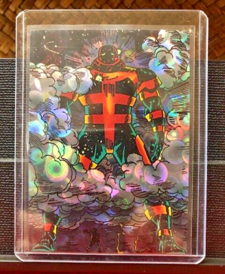 CELESTRIALS 1992 The Silver Surfer Card #27, Marvel Prism, Excellent + Condition