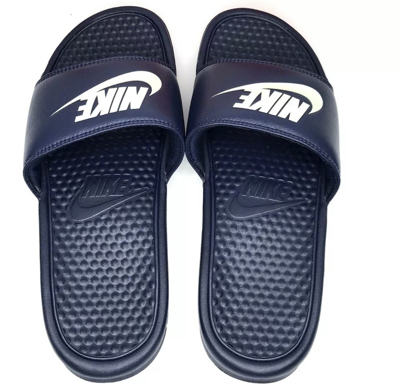 Nike Benassi JDI Midnight Navy Windchill— Nike Navy Slides | eBay