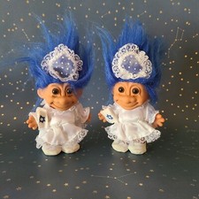 Bat Mitzvah Troll Doll Judaism - 5" Russ Troll Doll Lot of 2