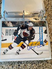 Nik Antropov Signed Autographed Atlanta Thrashers 8X10 Photo