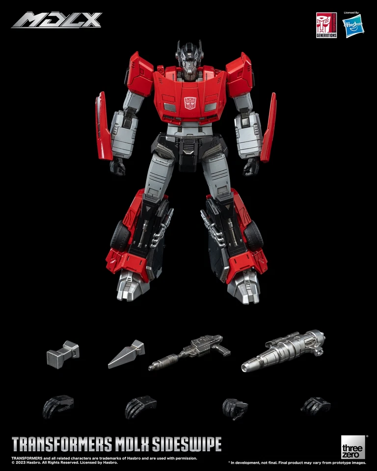 Threezero Sideswipe Transformers MDLX Action Figure - Image 4 of 4
