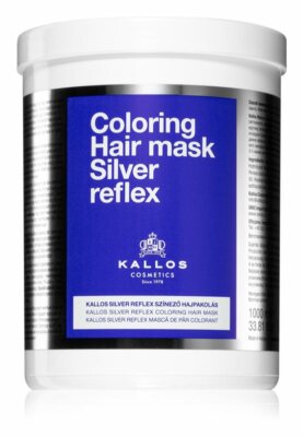 Kallos Coloring Silver Reflex Maske für blondes und gebleichtes Haar 1000 ml
