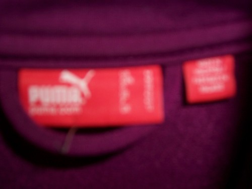 Puma Girls Full Zip Jacket Activewear Purple with pink Size Medium - Picture 12 of 14