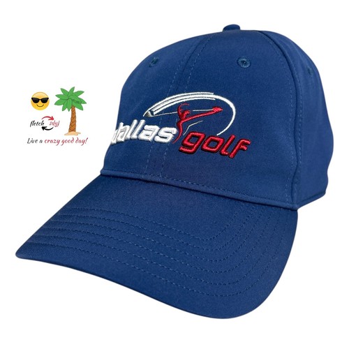 NWOTs TaylorMade Dallas Golf Company Texas Adjustable Hat Blue Heavy Embroidery - Picture 6 of 8