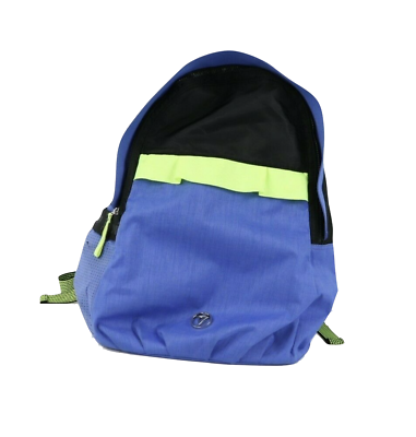 Ivivva by Lululemon School Hiking Backpack Book Bag Day Bag Chambray Blue  Neon | eBay