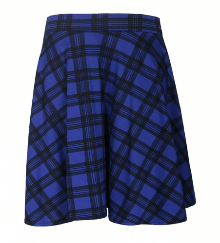 Womens Flared Plain Knee Length Ladies Soft Ponty Short Skater Midi Skirt 12-26! - Picture 35 of 36