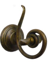 Kleiderhaken Kleiderständer Aus Messing Serie Welle Mit Eleganten Wandspiralen