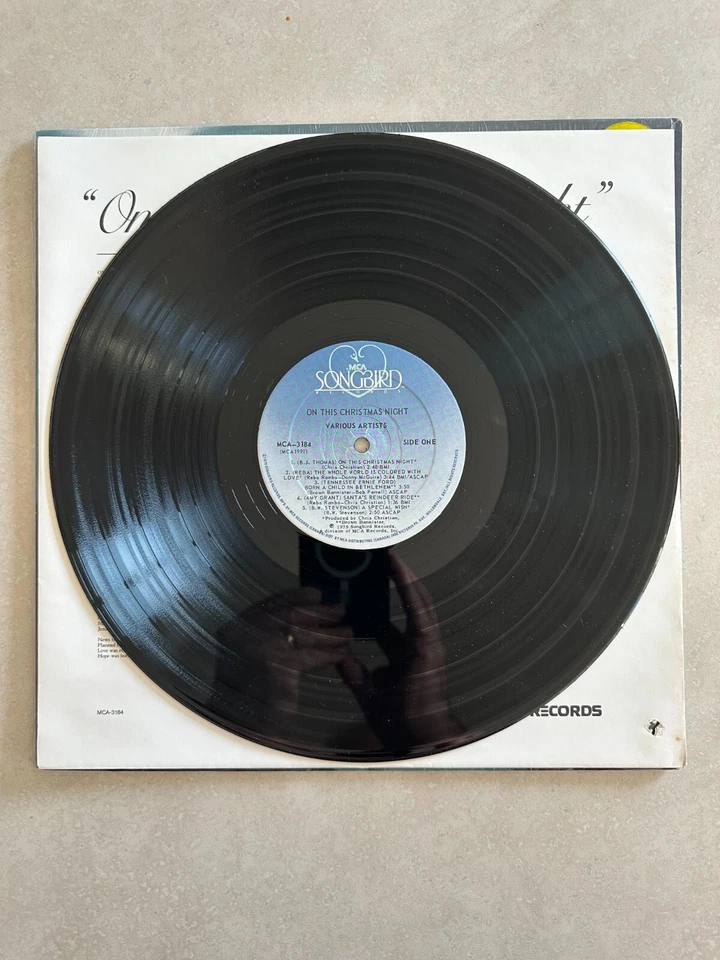 On This Christmas Night - EX 1979 MCA vinyl LP - Amy Grant - B.J. Thomas - Reba - Image 4 of 4