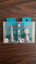 2 COCA COLA PEWTER Bells MIB Vintage COKE Collectible 
