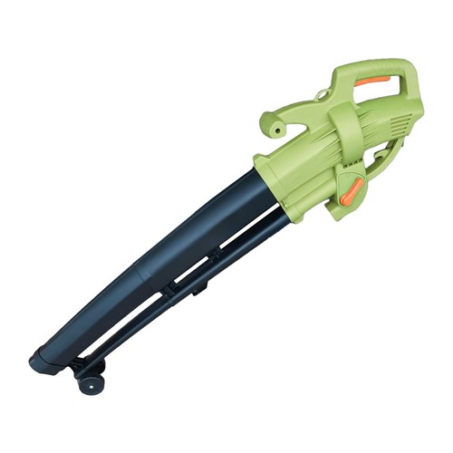 Aspirafoglie soffiatore elettrico 3 in 1 aspiratore trituratore con sacca 45 L - Foto 5 di 8