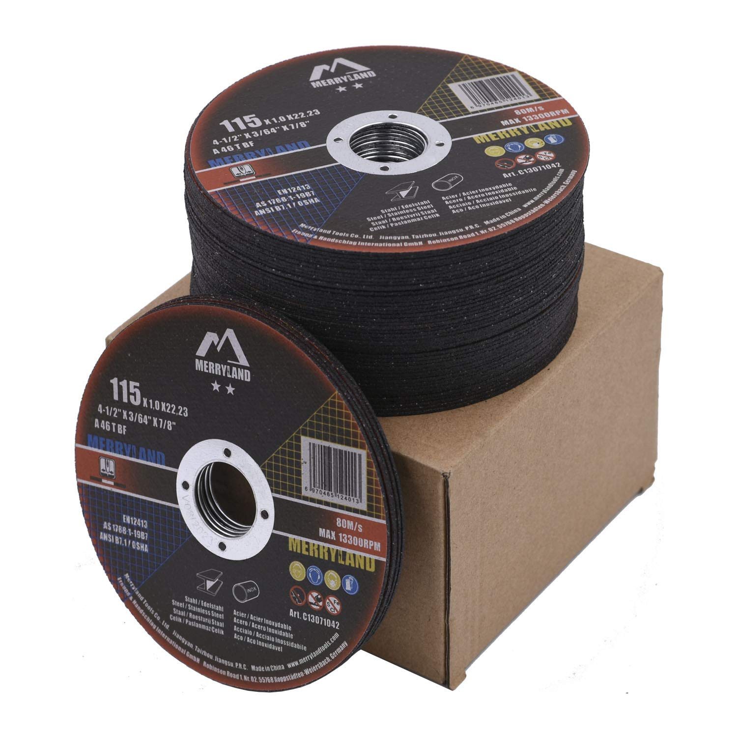 Dischi Da Taglio 115 Ferro Metallo Acciaio INOX per Smerigliatrice Angolare, 115