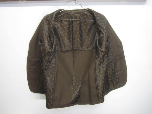 vtg Freeman Blazer Sport Coat brown 2 btn sz 40R made in USA - Picture 7 of 8
