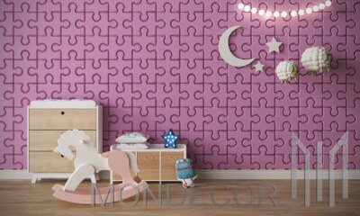 3D Wall Panel Puzzle Molds Plaster Concrete Wall Decor Tile Panel Set 2 pcs W28