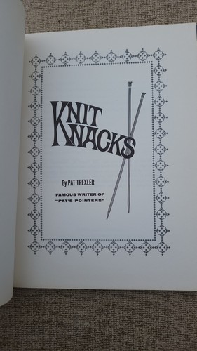 Strick Nacks von Pat Trexler 1975 Edition Hardcover schön - Bild 3 von 4