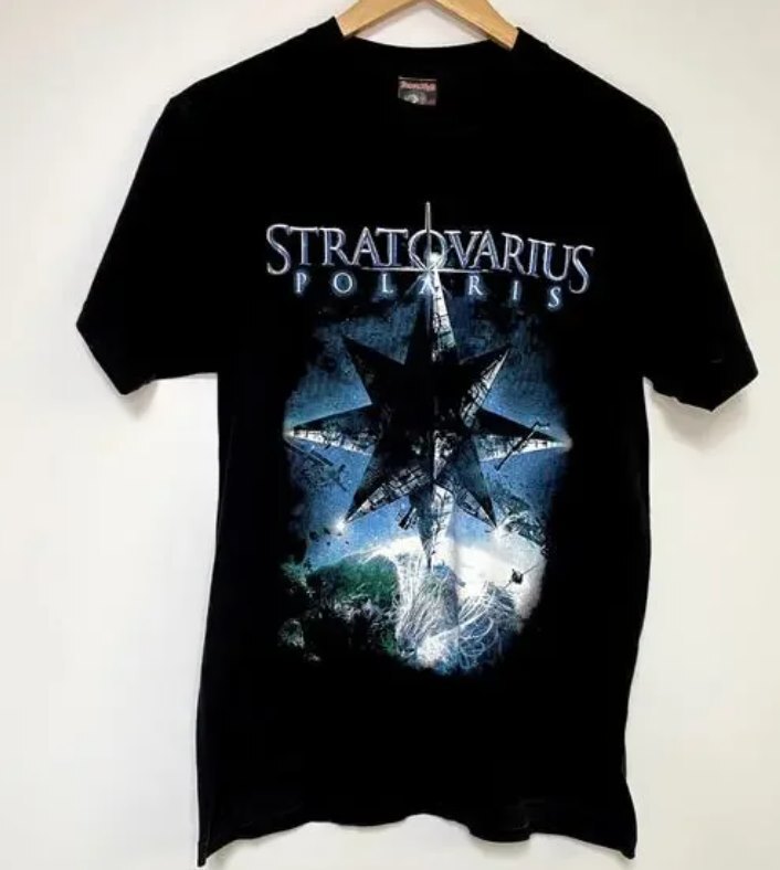 Vintage Stratovarius Shirt Y2K Polaris Album Metal Rock 2009 | eBay
