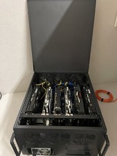 6xGPU Complete Mining Rig - RX580/RX570-AsRock H110 BTC Pro -Dual PSU-6UCase