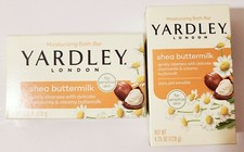 Yardley of London Shea Buttermilk Soap Sensitive Skin with Chamomile 2 Pack NEW