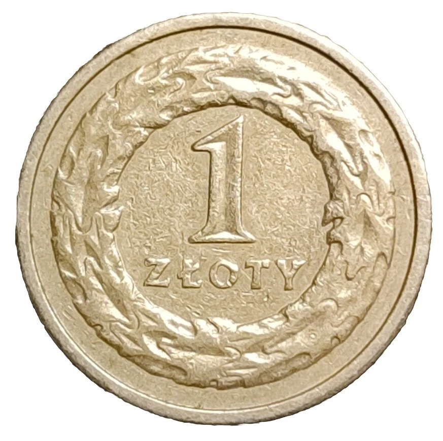 Moneda Polonia 1 Zloty 1991 Foto 3 de 4