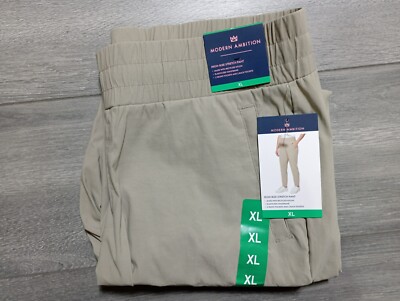 Modern Ambition Pants Adult XL Beige High Rise Stretch Womens