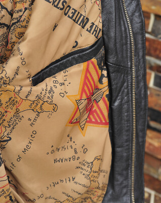 Type A-2 US Army Air Force Flyers Black Leather Jacket No Type A-2 US Army Air Force Flyers Black Leather Jacket No